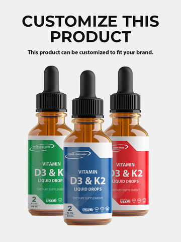 Vitamin D3 and K2 Liquid Drops Vitamin D3 and K2 Liquid Drops