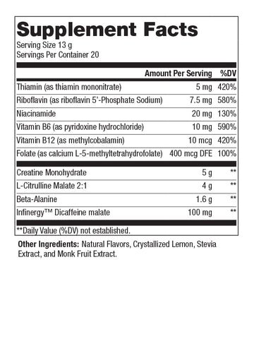 Pre Workout Berry Lemonade Powder Pre Workout Berry Lemonade Powder